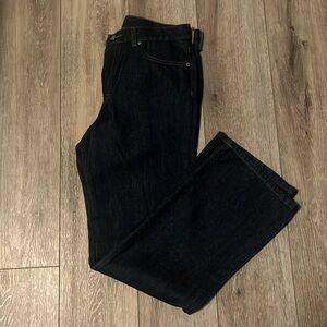 Calvin Klein jeans - 5 pocket zip fly flare leg, jean rinse wash